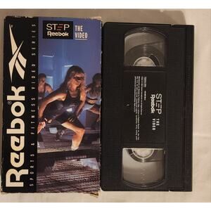 STEP Reebok The Video VHS Vintage Fitness Workout Tape